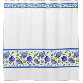 青紫陽花 シャワーカーテン