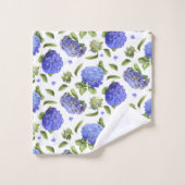 青紫陽花 バスタオルセット (ウォッシュタオル)