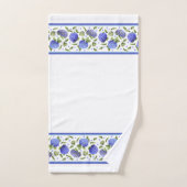 青紫陽花 バスタオルセット (ハンドタオル)