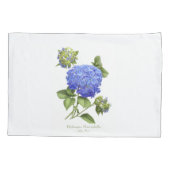 青紫陽花 枕カバー (裏面)