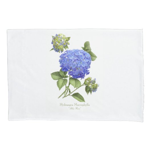 青紫陽花 枕カバー (正面)