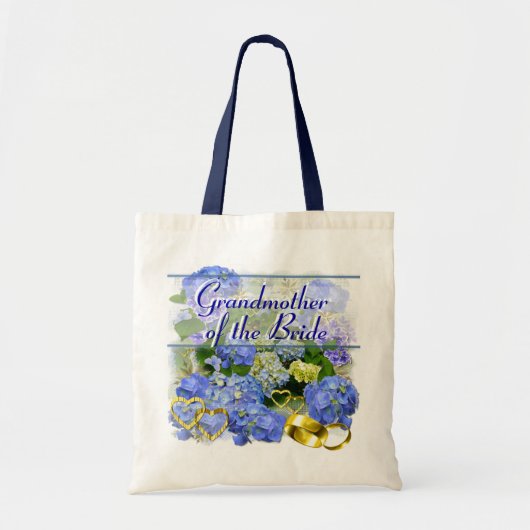 青紫陽花～結婚トート トートバッグ (正面)