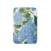 青紫陽花 | 美しいフローラガーデン バスマット (正面縦)