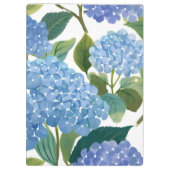 青紫陽花 | 美しいフローラブッシュ クリップボード (裏面)