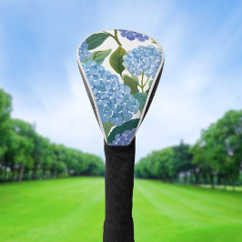 青紫陽花 | 美しいフローラブッシュ ゴルフヘッドカバー