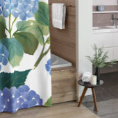 青紫陽花 | 美しいフローラ水色 シャワーカーテン