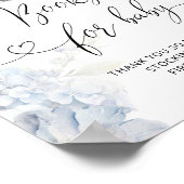 青紫陽茶ポット書籍ベビーポスター ポスター (角)