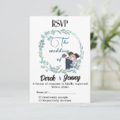 青結婚い恋人たち 出欠カード (スタンド正面)