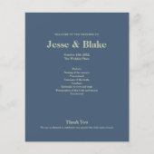 青結婚と格子模様 (正面)