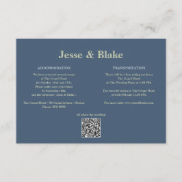 青結婚と格子模様 エンクロージャーカード