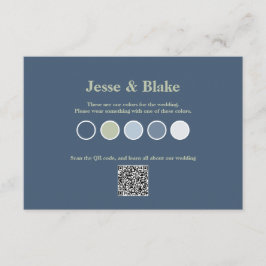 青結婚と格子模様 エンクロージャーカード