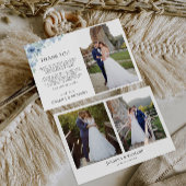 青結婚サンキューカード 招待状