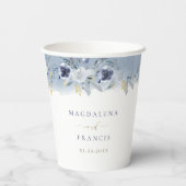 青結婚バラ 紙コップ (裏面)