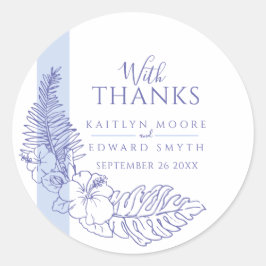 青結婚熱帯スケッチ感謝してい ラウンドシール