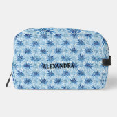 青絞り染め花柄名前をカスタムする ドップキット (裏面)