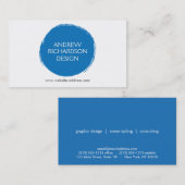 青絵を描の円のロゴ 名刺 (正面/裏面)
