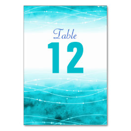 青絵を描の結婚テーブル数 テーブルナンバー