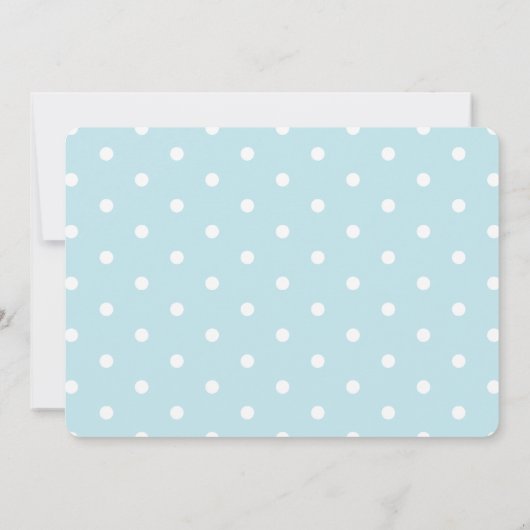 青絵を描モノグラム写真誕生のお知らせ 案内状 (裏面)