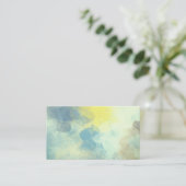 青絵を描抽象芸術名刺テンプレート 名刺 (スタンド正面)