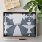 青絵を描日本の疑問に思貝の海岸模様 薄葉紙 (ギフト)