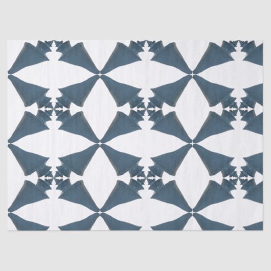 青絵を描日本の疑問に思貝の海岸模様 薄葉紙 (正面)