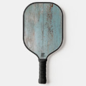 青絵を描木材 ピックルボールラケット (裏面)