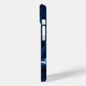 青絵を描注抽象芸術液かわいらし美的 Case-Mate iPhoneケース (裏面 / 左)