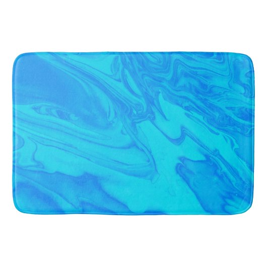 青絵を描流 バスマット (正面)