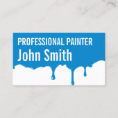 青絵を描滴画家の名刺 名刺 (正面)