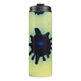 青絵を描（ばちゃばちゃ）跳ねる タンブラー