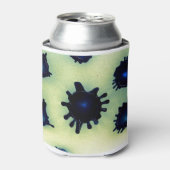 青絵を描（ばちゃばちゃ）跳ねる 缶クーラー (缶正面)