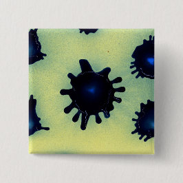 青絵を描（ばちゃばちゃ）跳ねる 缶バッジ