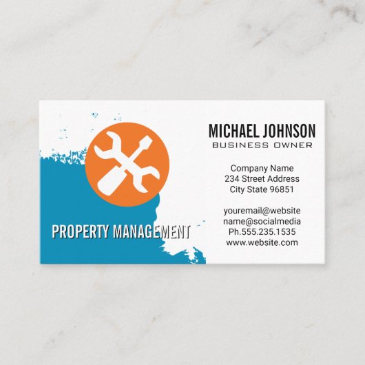 青絵を描 |大工の手工具 名刺 (正面)