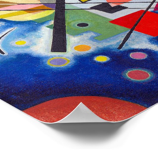 青絵画色 | Wassily Kandinsky | ポスター (角)