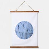 青綿糸の素材テクスチャ 吊り下げ型タペストリー (正面)