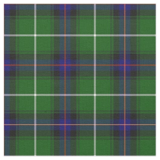 青緑および赤い格子縞 ファブリック (クローズアップ)