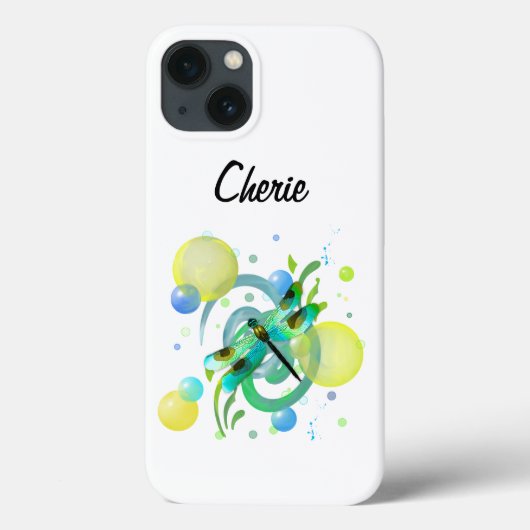 青緑のトンボ Case-Mate iPhoneケース (裏面)