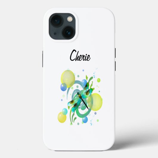 青緑のトンボ Case-Mate iPhoneケース (裏面)