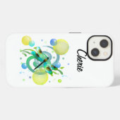 青緑のトンボ iPhoneケース (裏面横)