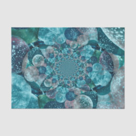 青緑のピンクは万華鏡のように千変万化するパターンの気球を主演します 薄葉紙