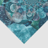 青緑のピンクは万華鏡のように千変万化するパターンの気球を主演します 薄葉紙 (詳細)