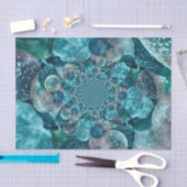 青緑のピンクは万華鏡のように千変万化するパターンの気球を主演します 薄葉紙 (クラフト)