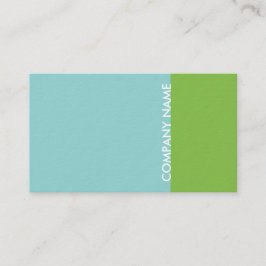 青緑のモダン 名刺