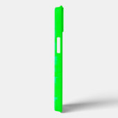 青緑の壊れたガラスの縞模様 Case-Mate iPhoneケース (裏面 / 右)
