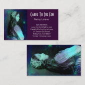 青緑の夢-クローディア 名刺 (正面/裏面)