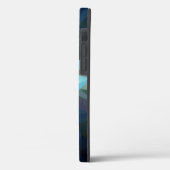 青緑の抽象芸術ピラミッドアート Case-Mate iPhoneケース (裏面 / 左)