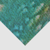 青緑の水彩画 薄葉紙 (詳細)