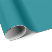 青緑の無地 ラッピングペーパー (ロールコーナー)