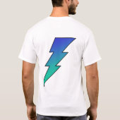 青緑の稲妻! Tシャツ (裏面)