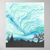 青緑の空 ポスター (正面)